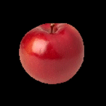 The Apple with Solid Color