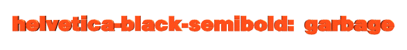 Helvetica-Black-Semibold font