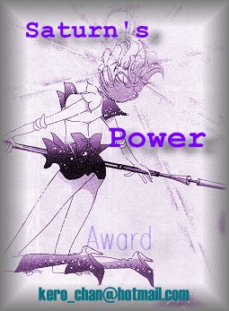 Saturn's Power Award