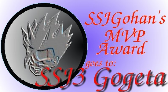 SSJGohan's MVP Award