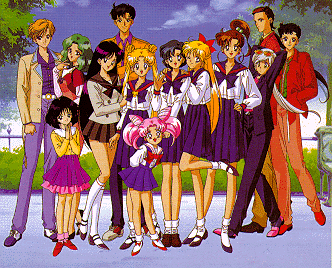 Group Pics of the Sailor Scouts