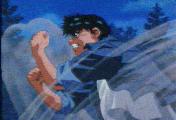 Yusuke lutando para ser disc�pulo de Gen Kai.