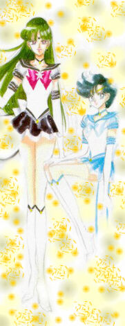 the icesenshi and the timesenshi together...