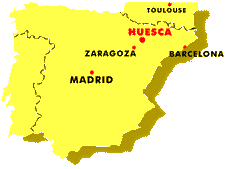 Donde est&aacute; Huesca?