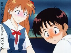 Shinji and Asuka